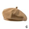 Cotton Women Berets Winter Hats Vintage French Plaid Top Military Cap Painter Hat Autumn Street Girls Octagonal Beret Caps