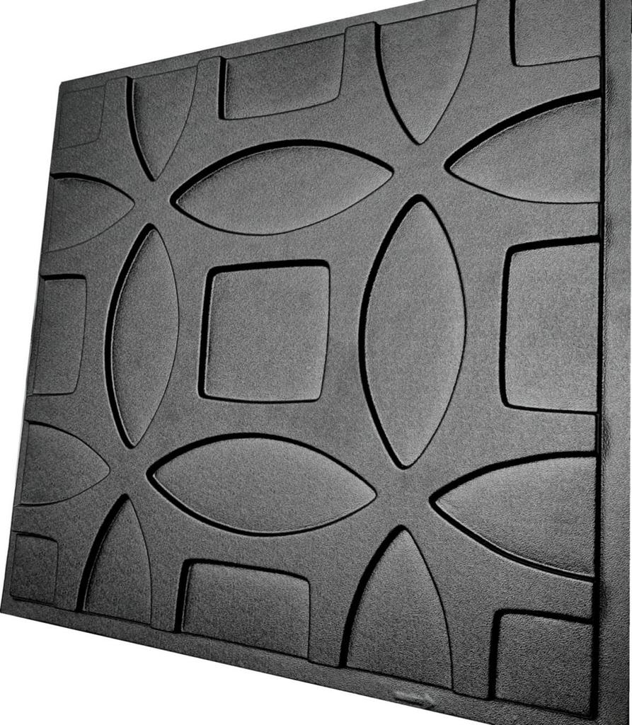 3D stěnový panel Forma na sádrové, sádrové nebo betonové dlaždice pro dekorativní stěnové panely 'Target'