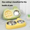 Double Stainless Steel Pet Bowls - Durable Dog Food and Water Feeder for Cats and Puppies