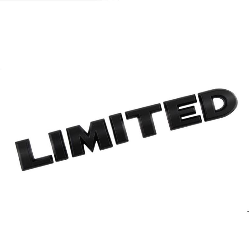 Car 3D Metal 4X4 Limited Decals Sticker For Jeep Compass Wrangler Renegade Grand Cherokee Trunk Emblem Badge Styling Stickers