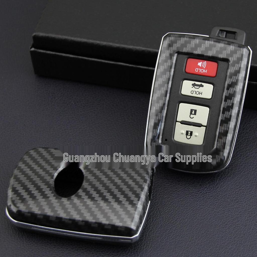 Carbon Fiber Key Case for Toyota Highlander, Corolla, Avalon, Camry