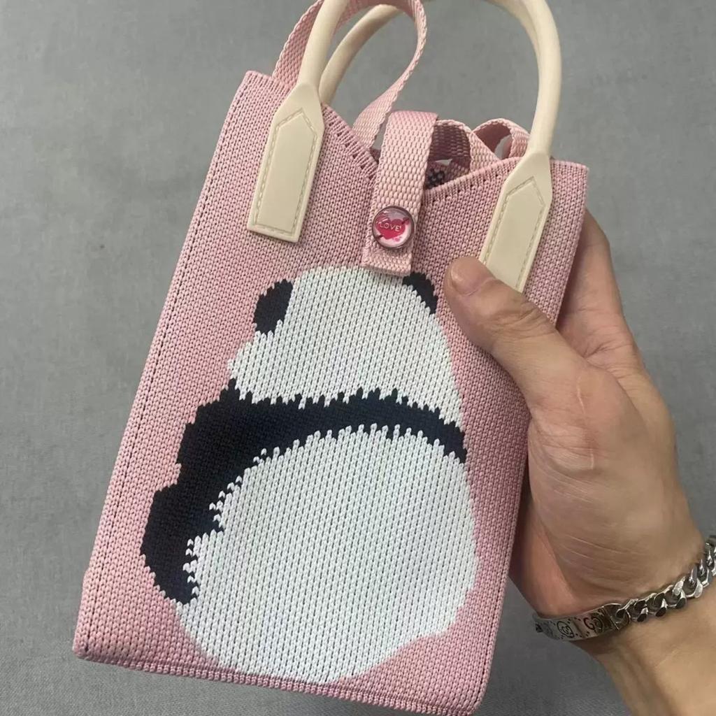 Knitted Handbag Casual Women's Mobile Phone Bag