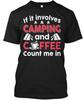 Liebe Camping und Kaffee Lustige Geschenke T-Shirt Hergestellt in den USA Größe S bis 5XL
