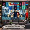 Foo Fighters Personalized Tapestry Support Custom Name, Wall Art Home Decoration