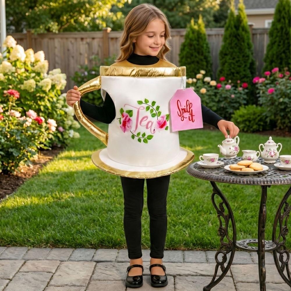 Food Styling Theme Children Tea Cups Cosplay Suit Halloween Costume Set Cosplay Event