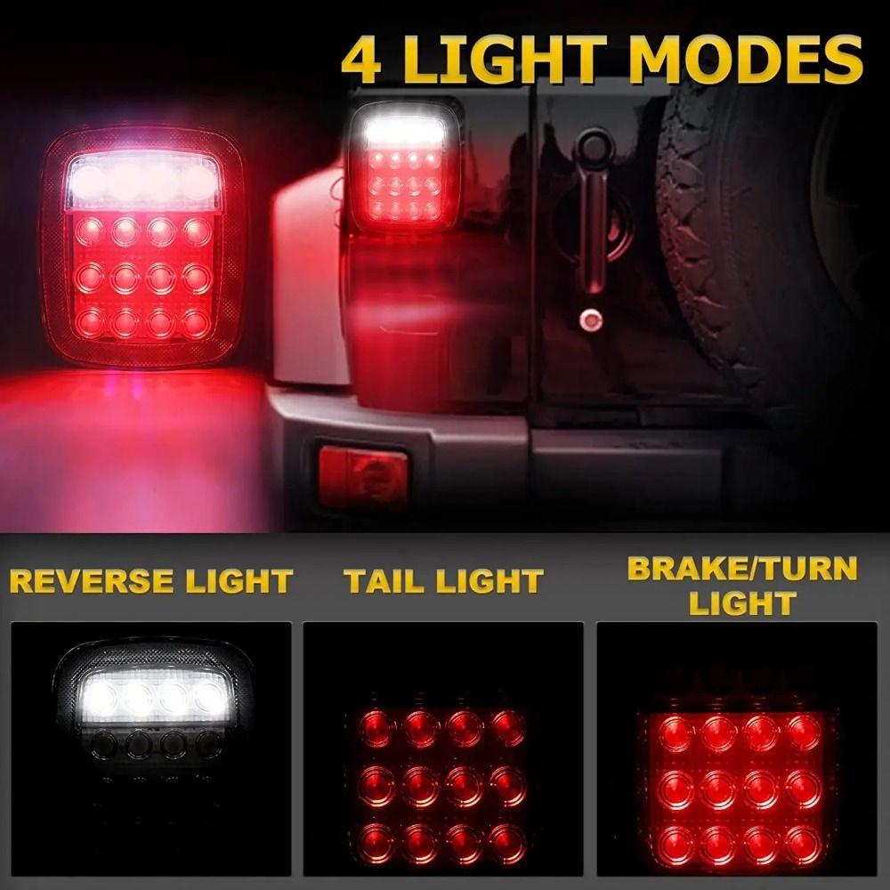 High Brightness Signal Tail Light Square Indicator Lamp Brake Light LED Marker Side Light  Boat
