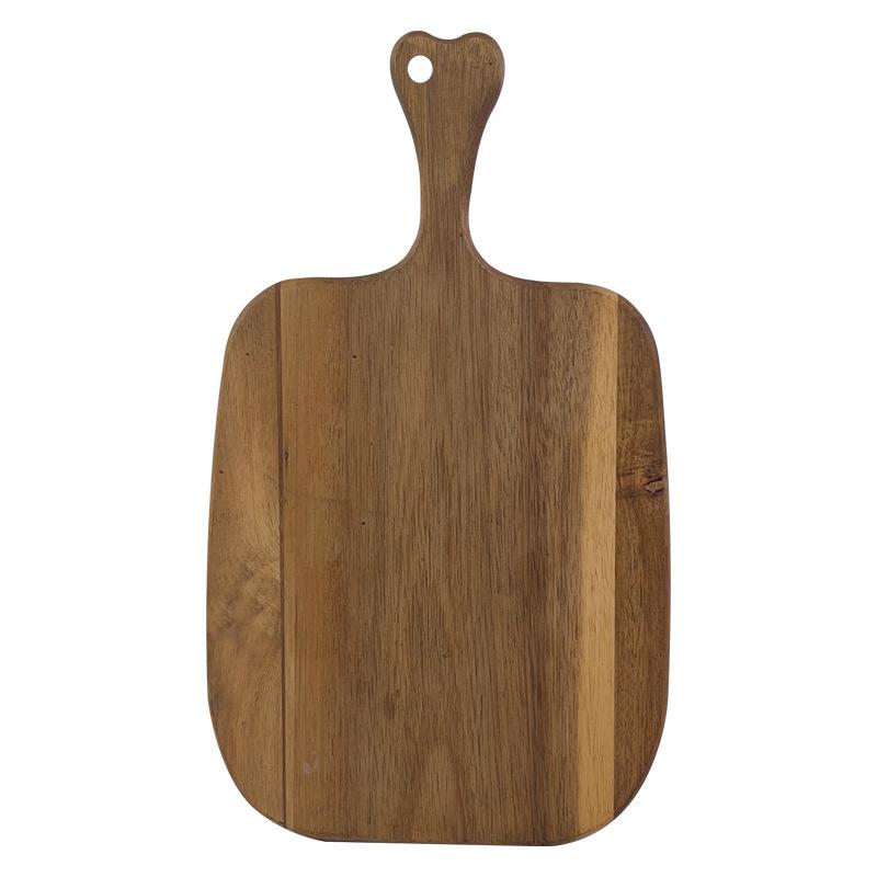 Acacia Wood Cutting Board Solid Wood Cutting Board Cheese Cheese Board Outdoor Fruit Board Portable Wooden Charcuterie Board