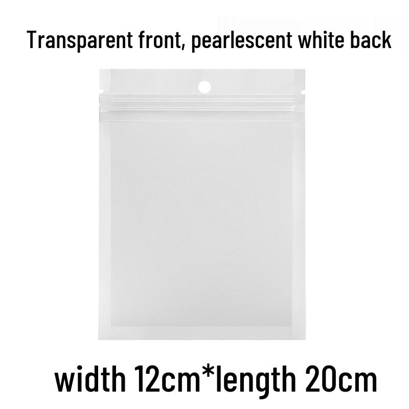 Pearlescent Yin & Yang Film Self-Sealing Bags for Jewelry Packaging