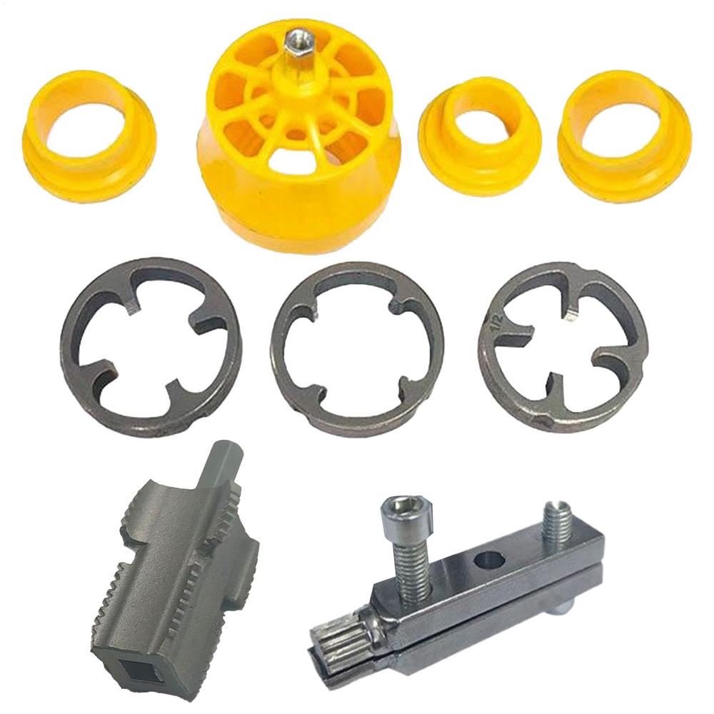 

Набор клуппов 9 шт. Инструмент для нарезания внутренней резьбы Открывалка для пластиковых труб ПВХ Электрический ручной инструмент Набор метчиков и плашек Профессиональный ремонт сантехники