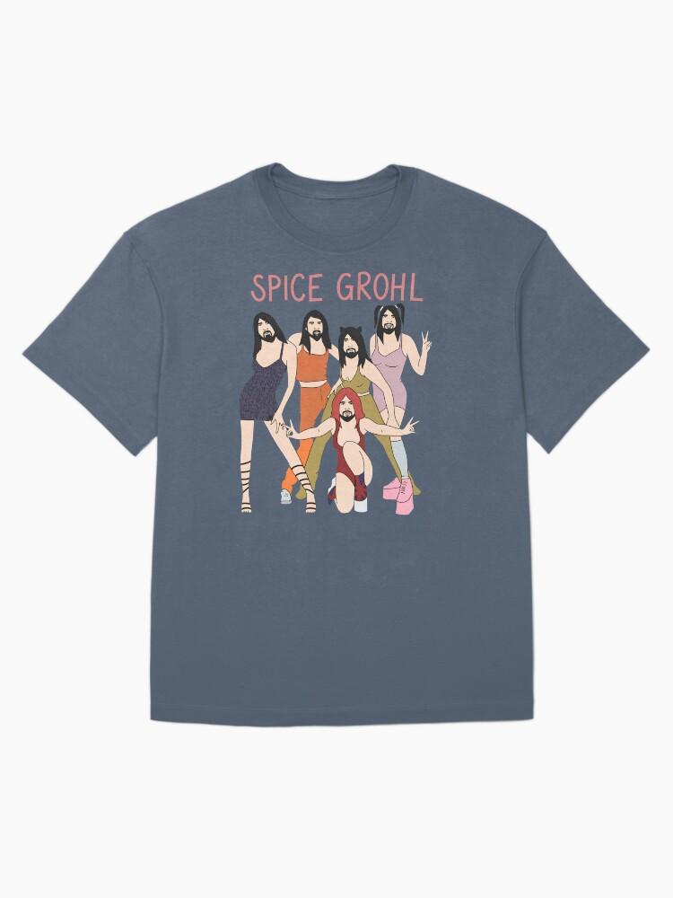 Foo Fighters Spice Grohl Funny Rock Band Parody Oversized T-Shirt