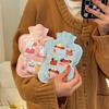 PVC Cartoon Hot Water Bottle: Plush Mini Hand Warmer with Water Injection