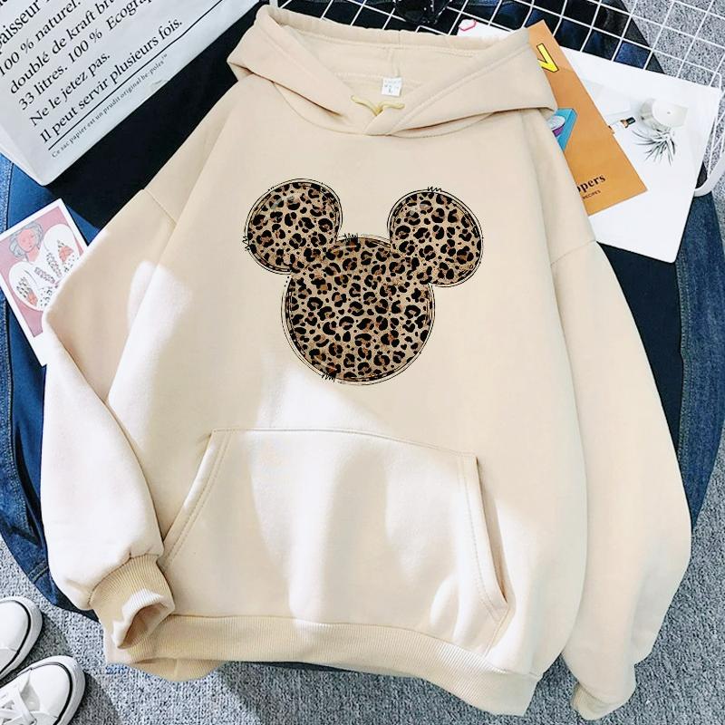 

2025 Hoodie Pocket Cartoon Character Mickey Minnie Mouse Anime Casual Shu Pop Daily Couple Sweatshirt Autumn Winter S