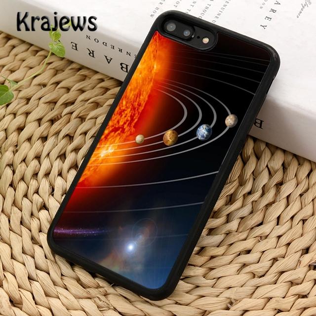 Krajews Solar System Planet Constellations Phone Case For iPhone 17 Air 16 15 14 plus 11 12 13 pro max coque Fundas