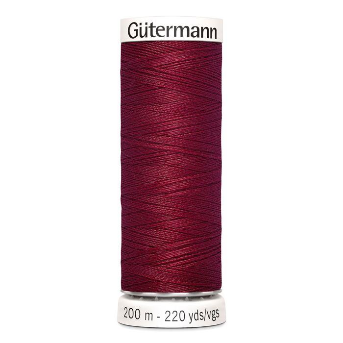 Fil tout textile - GUTERMANN - 748277-910 - 200m - Couleur Rouge - Vendu à la pièce