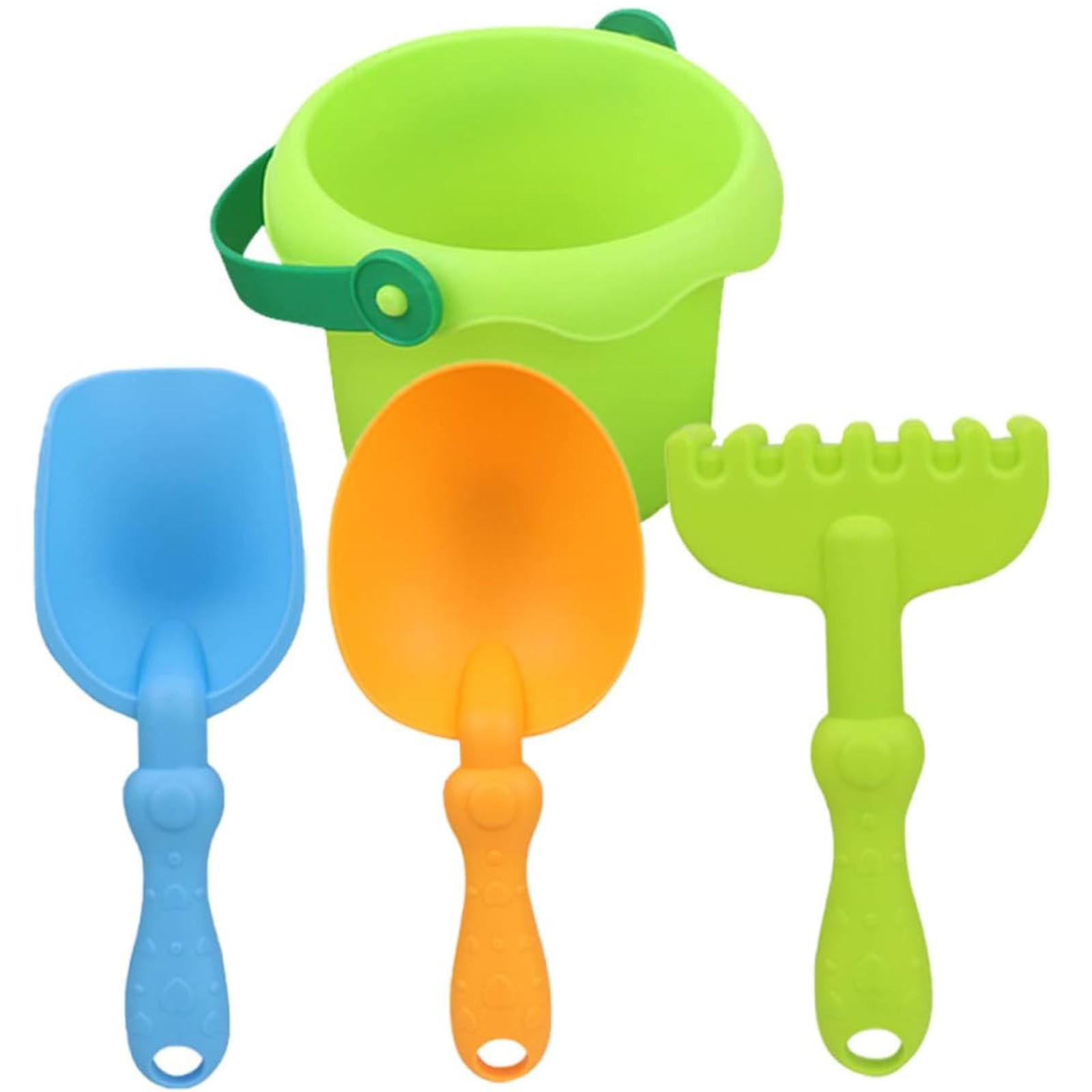 

Детские пляжные игрушки, песок для копания на пляже, набор инструментов для игры в воде и снегу, детские пляжные игрушки-ведра, с лопаткой One Size