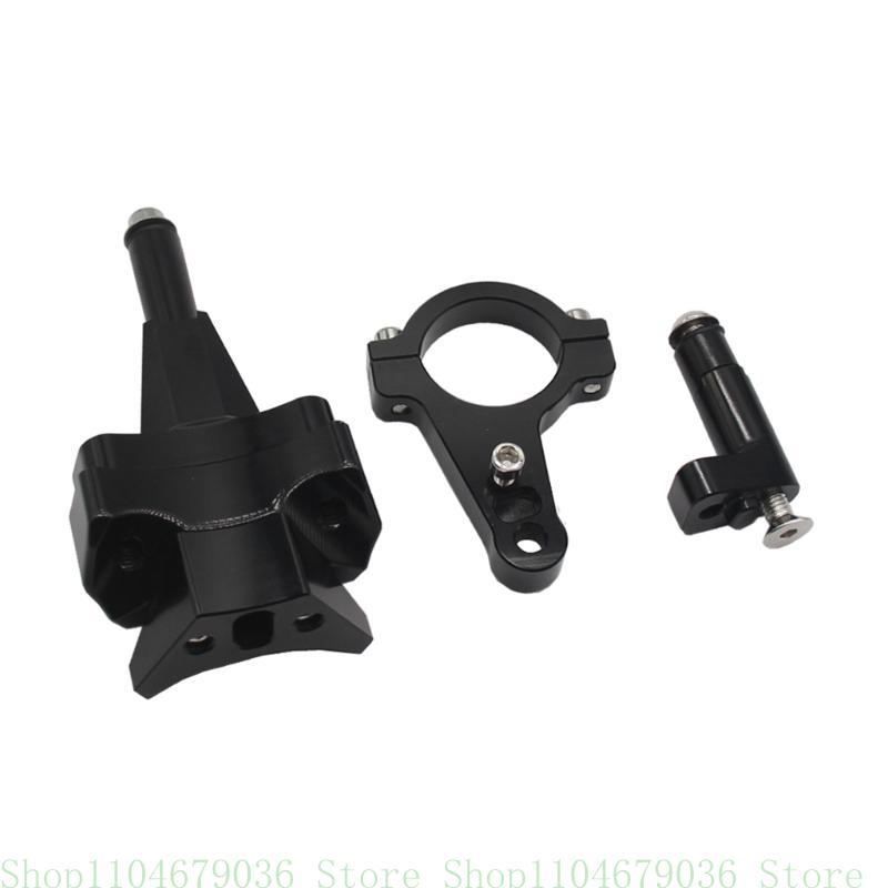 Aluminum Steering Damper Frame Mounting Clamp Bracket Foot Fixer Motorcycle Mounting Bracket Support Holder For Ninja400
