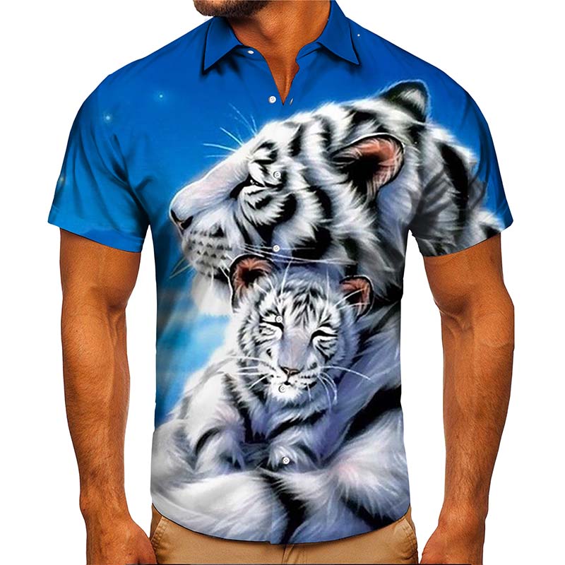 Comfortable 3D Tiger Pattern Printing 