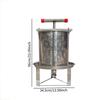 Pressa per Miele Base Stabile con Sacchetto Filtrante Pressa Frutta Leggera per Olio d'Oliva Succo Verdura Uva Vinaccia