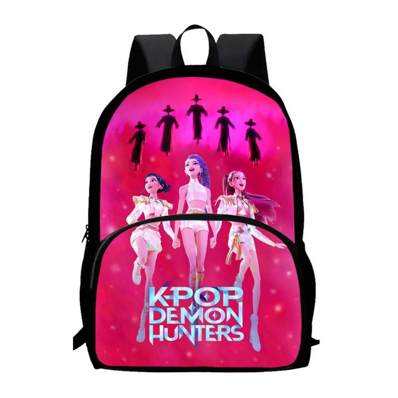 K-Pop Inspired Demon Hunter Themed Large Capacity Backpack School Travel Unisex Oxford Fabric Daypack