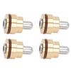 4 Pcs Excavator Control Valve Handle High Hardness Joystick Hydraulic Button Warhead Handle for