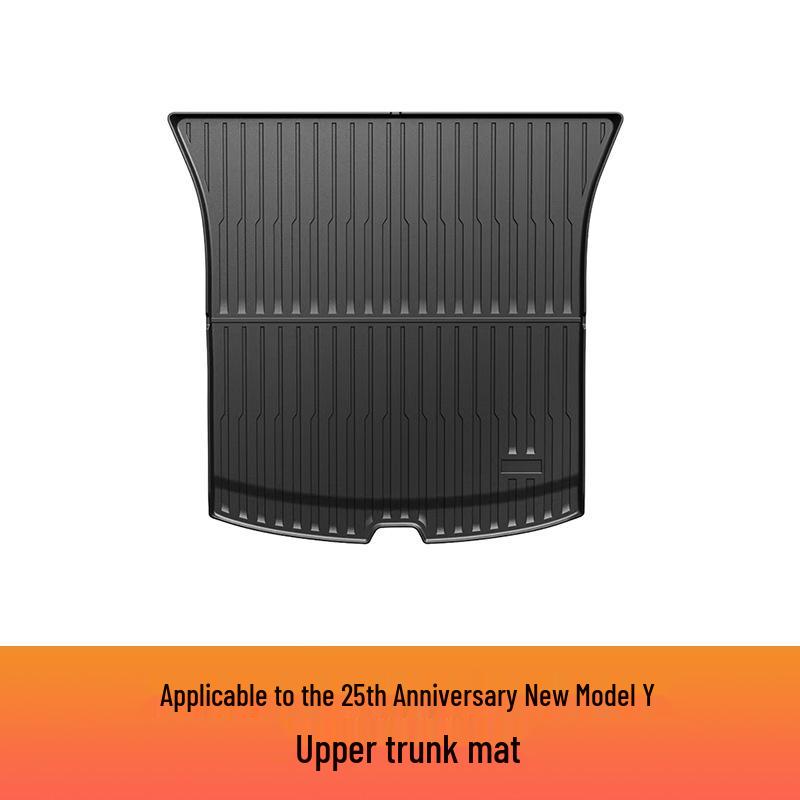 Tesla Model Y 2025 Refresh TPE Floor & Trunk Mats with Backrest Pad