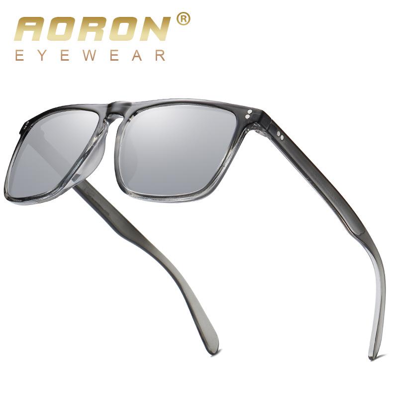 aoron Polarized Sunglasses PC Glasses Colorful Rice Nail Color-changing Sunglasses
