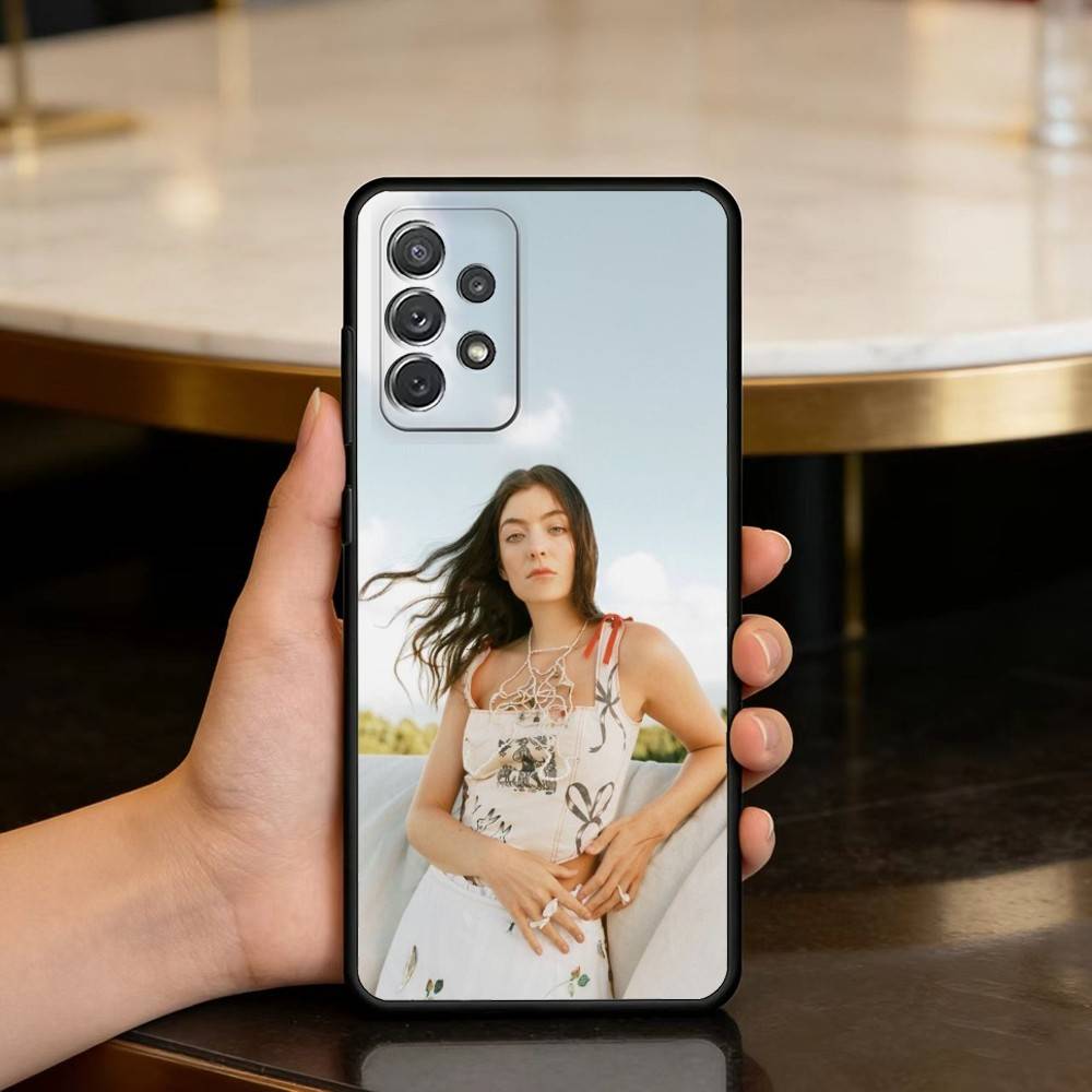 V-Virgin Singer L-Lorde Soft Silicone Black Cover Phone Case For Samsung Galaxy A73,A72,A71,A70,A53,A52,A51