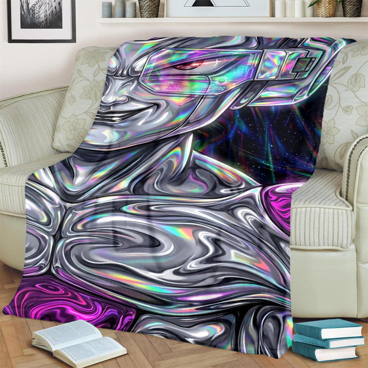 

Dragon Ball! Cartoon Flannel Blanket Warm Soft for Bedrooms, Sofas, Beds, Chairs, Picnics, Travel 75x90cm