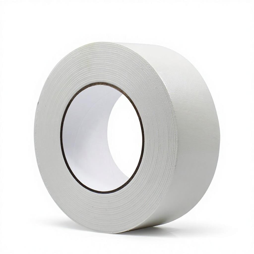 Factory-Stocked Colorful White Cloth Tape 48mm 0.25mm Thickness High-Temperature Non-Residue Carpet High-Adhesion Single-Sided
