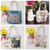 Dai Canvas Bag Small Double-sided Embroidered Handbag Shoulder Bag Women's Cartoon Animal Tote Bag