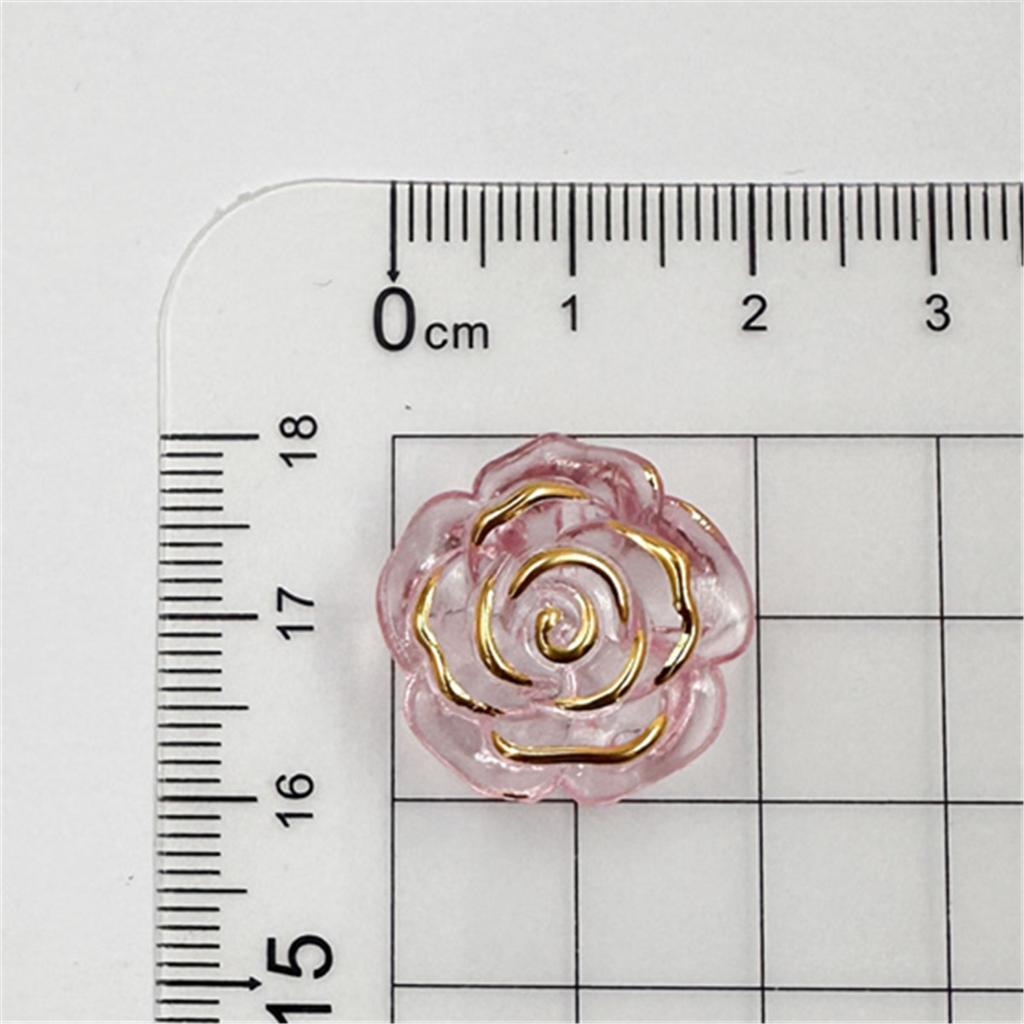 18,6 mm, 5 Stück, modische Acrylperlen, Rose, für Zubehör zur Schmuckherstellung, DIY-Telefonkette, Geschenk, handgefertigtes Material