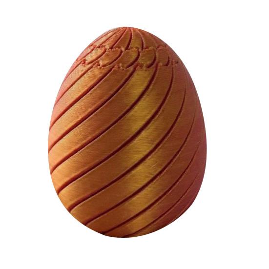 Zabawka Jajko Wielkanocne Odstresowujące Drukowane 3D Jajko Spiralne Zabawka Fidget Jajko Skręcane Puzzle Zabawka na Biurko Wypełniacze do Koszyka Wielkanocnego Upominki na Imprezę