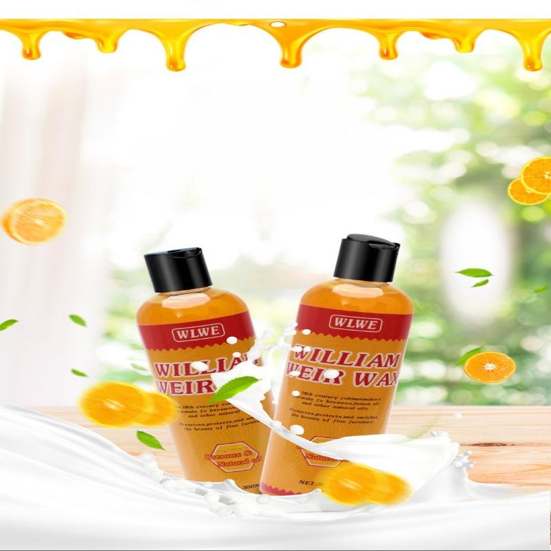 1Pc Natural Beeswax Furniture Brightening Mahogany Care Polishing Waxing Solid Wood Floor Maintenance Care Orange Wax