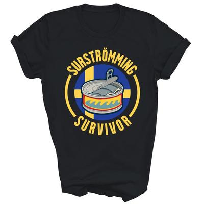 Surströmming Überlebender Schwedischer Stolz Unisex Shirt Geschenk