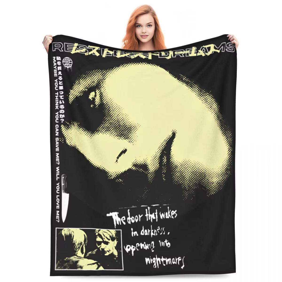 

Silent Hill 2 Horror Game Flannel Blanket Quality Warm Soft Winter Living Room Picnic Bedspread 75x100cm (30x40inch)