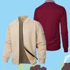Men's Color Matching Autumn and Winter Long Sleeve Jacket Coat Square Plaid Zipper Winter Coat Men Dress Hiking Sweatshirts Yasheng