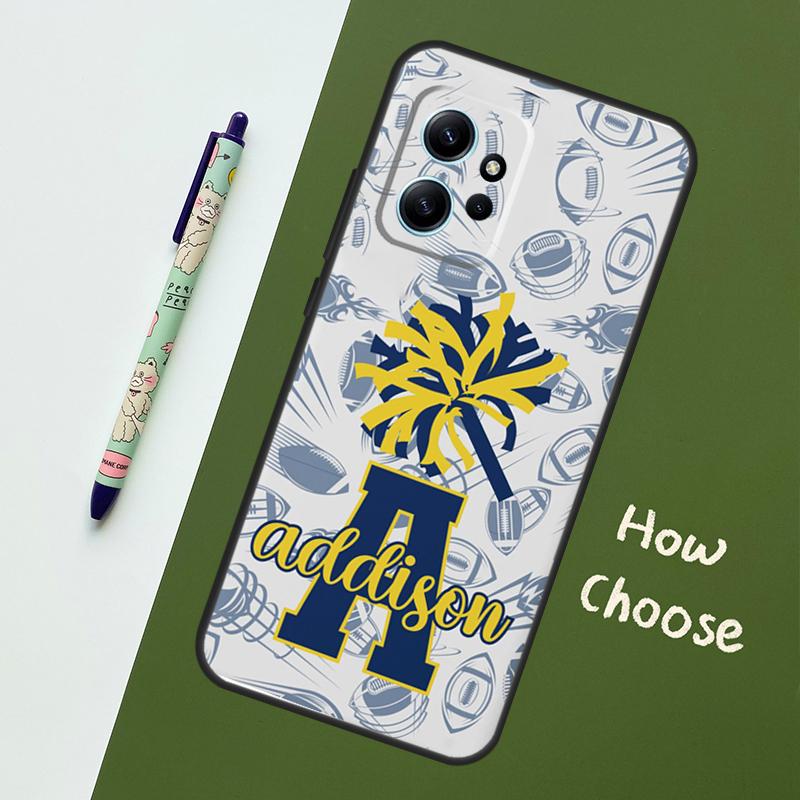 

Personalised Football Cheer Moms Name Case For Xiaomi Redmi Note 12 11 10 8 9 Pro 9S 10S 11S 12S Cover For Redmi 12 9C 10C 12C Redmi Note 10 Pro