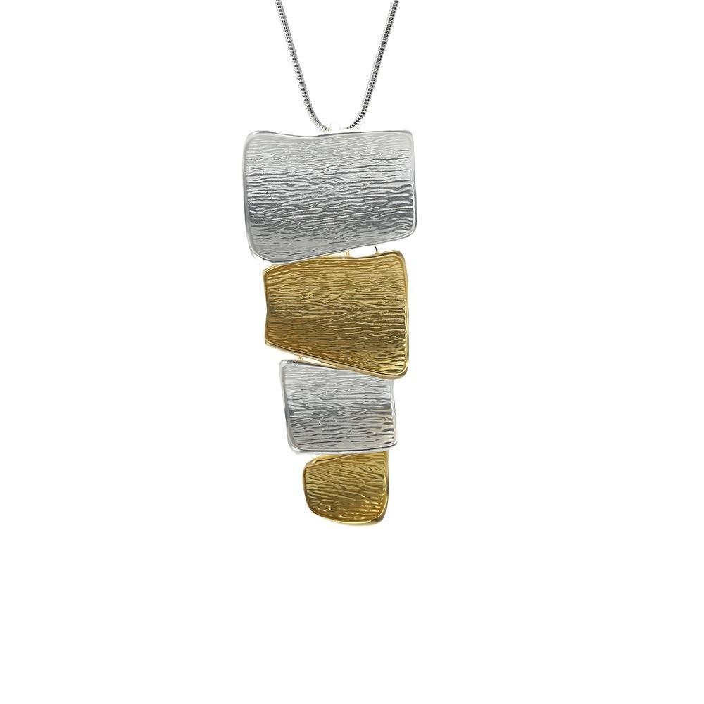 Sweater Chain Pendant Alloy Autumn And Winter Design Sense Square Jewelry Exaggerated Long Necklace