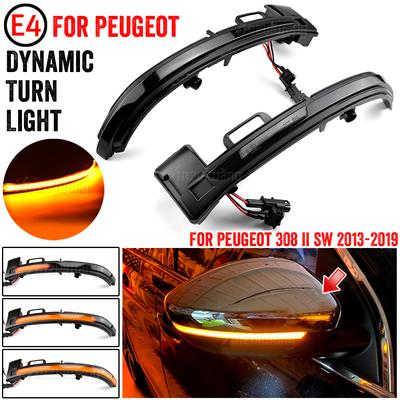 Sequentielle Blinklampe Dynamische Blinkeranzeige LED Blinkerlicht Für Peugeot 308 II SW T9 2013 2014-2017