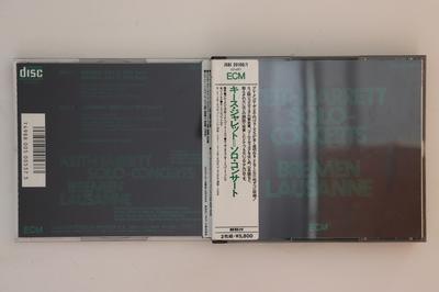 CD KEITH JARRETT - Solo-Konzerte: Bremen / Lausanne J58J201001 ECM 1986 Japan Obi Jazz Gebraucht