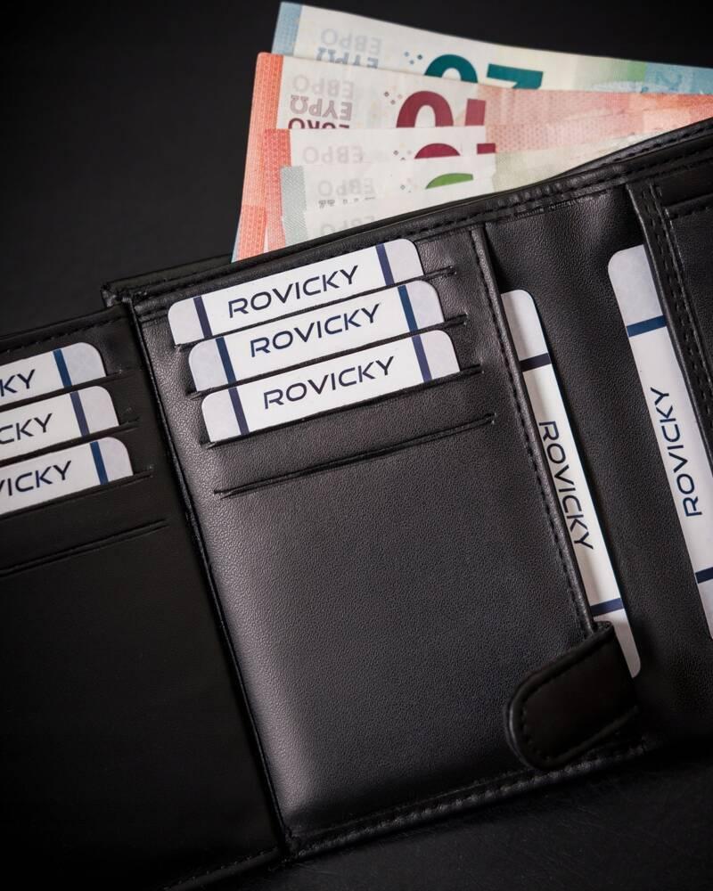 Large men's wallet made of eco-leather - 4U Cavaldi