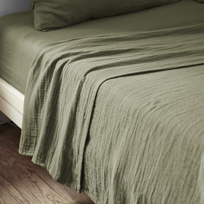 Flat Sheet 240x300 Cm Cotton Gauze Rosemary