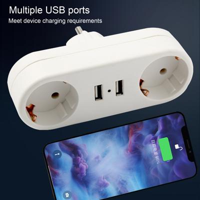 Adaptér pro nástěnnou zásuvku napěťová ochrana zpomalující plamen