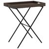 VidaXL Table with Foldable Top, Dining Table with Handles, Side Table with Top, Garden Terrace Furniture, 365128