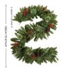 2.7m Christmas Wreath Garland Artificial Pine Garland Outdoor Indoor Home Garden Fireplaces Holiday Party Christmas Decoration