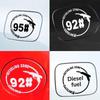 1Pcs "Refueling Zone 95# Sticker, Waterproof Vinyl Decal, Auto Sticker For Car, Fuel Enthusiast Cool Personalized Decor