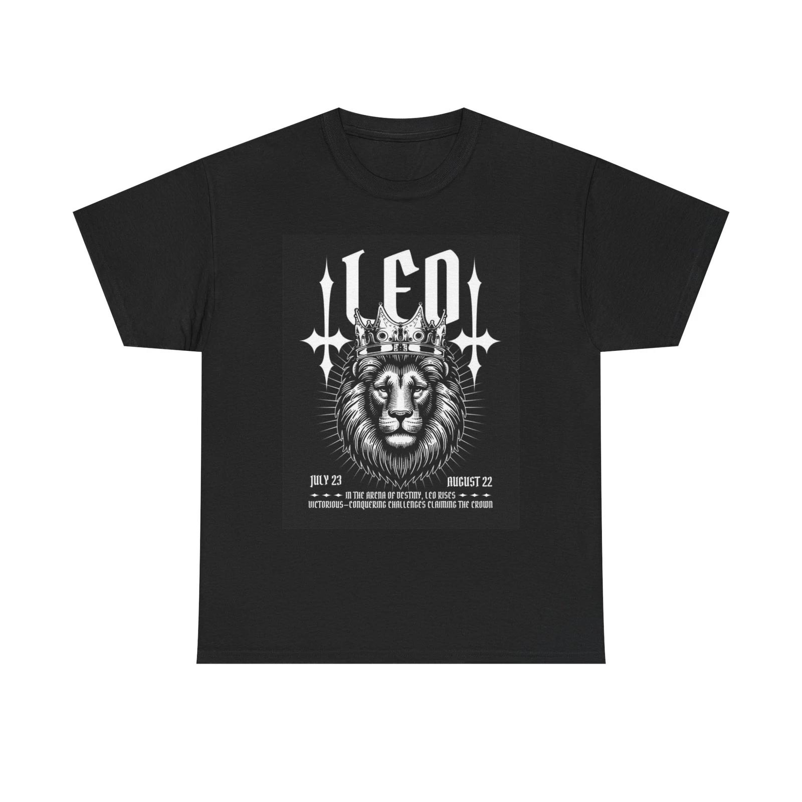 Men s and Women s T-shirts Leo Zodiac Astrology Sign Graphic XS