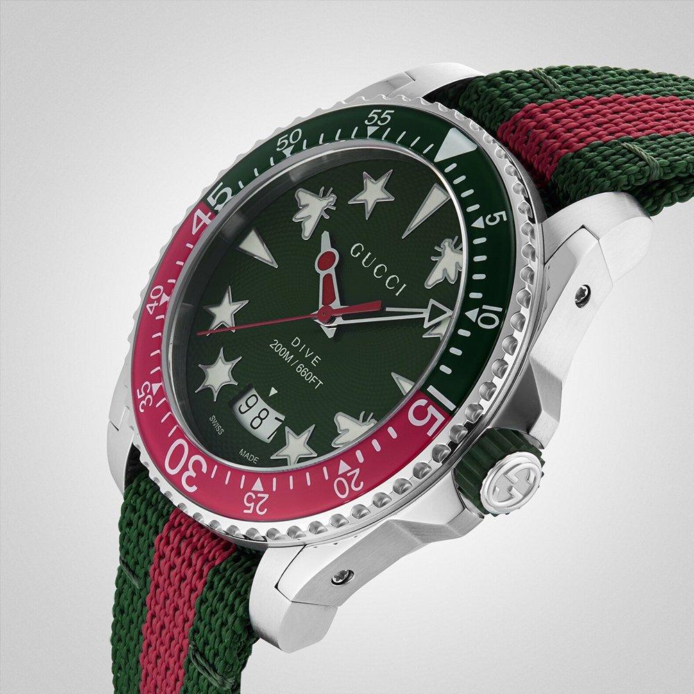 Gucci YA136339 Zegarek męski do nurkowania 40 mm