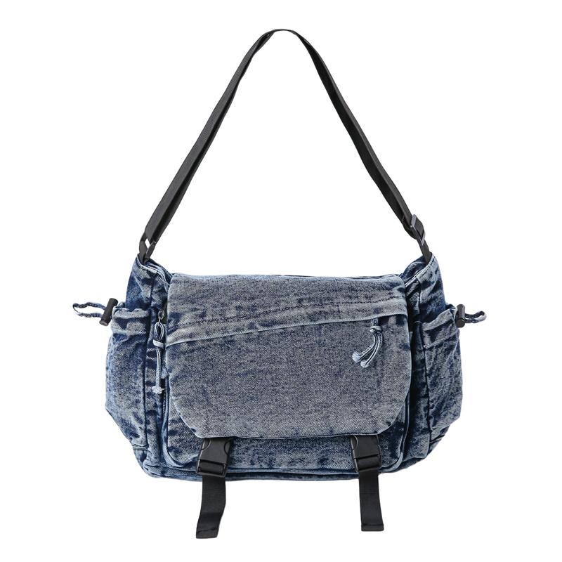 Vintage Denim Bag Women's Crossbody Bag Large Capacity Shoulder Bag