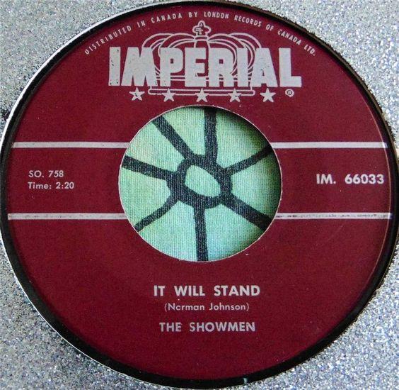 

7inch Record SHOWMEN - It Will Stand / Country Fool IM66033 IMPERIAL 1961 Canada Rock Used
